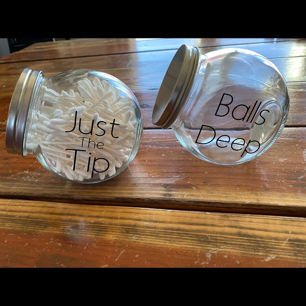 Glass jars